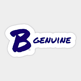 B Genuine Sticker